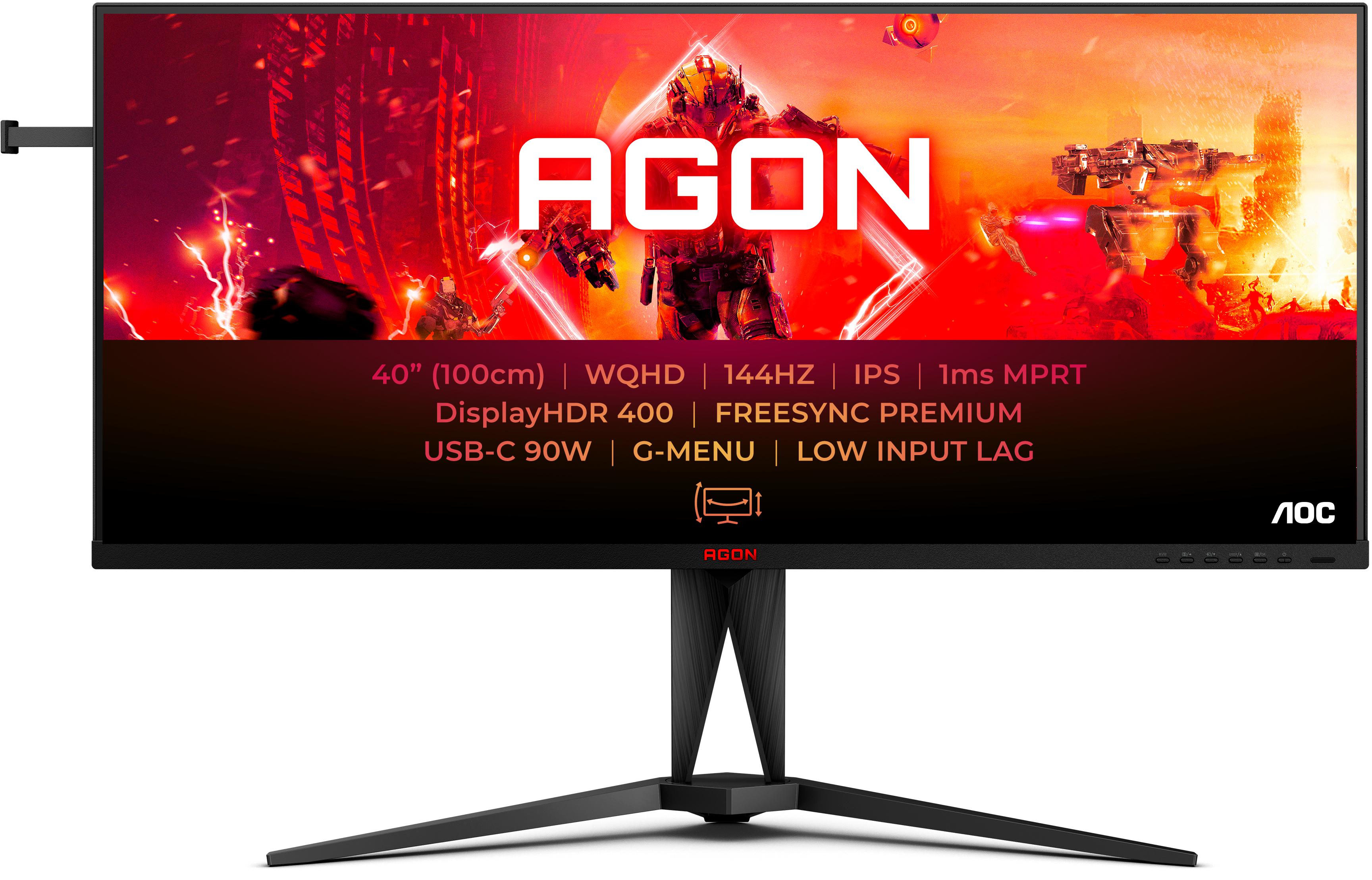 Picture of Picture of Monitor AOC AGON 40" AG405UXC IPS UWQHD 144Hz 1ms FreeSync Premium HDR400