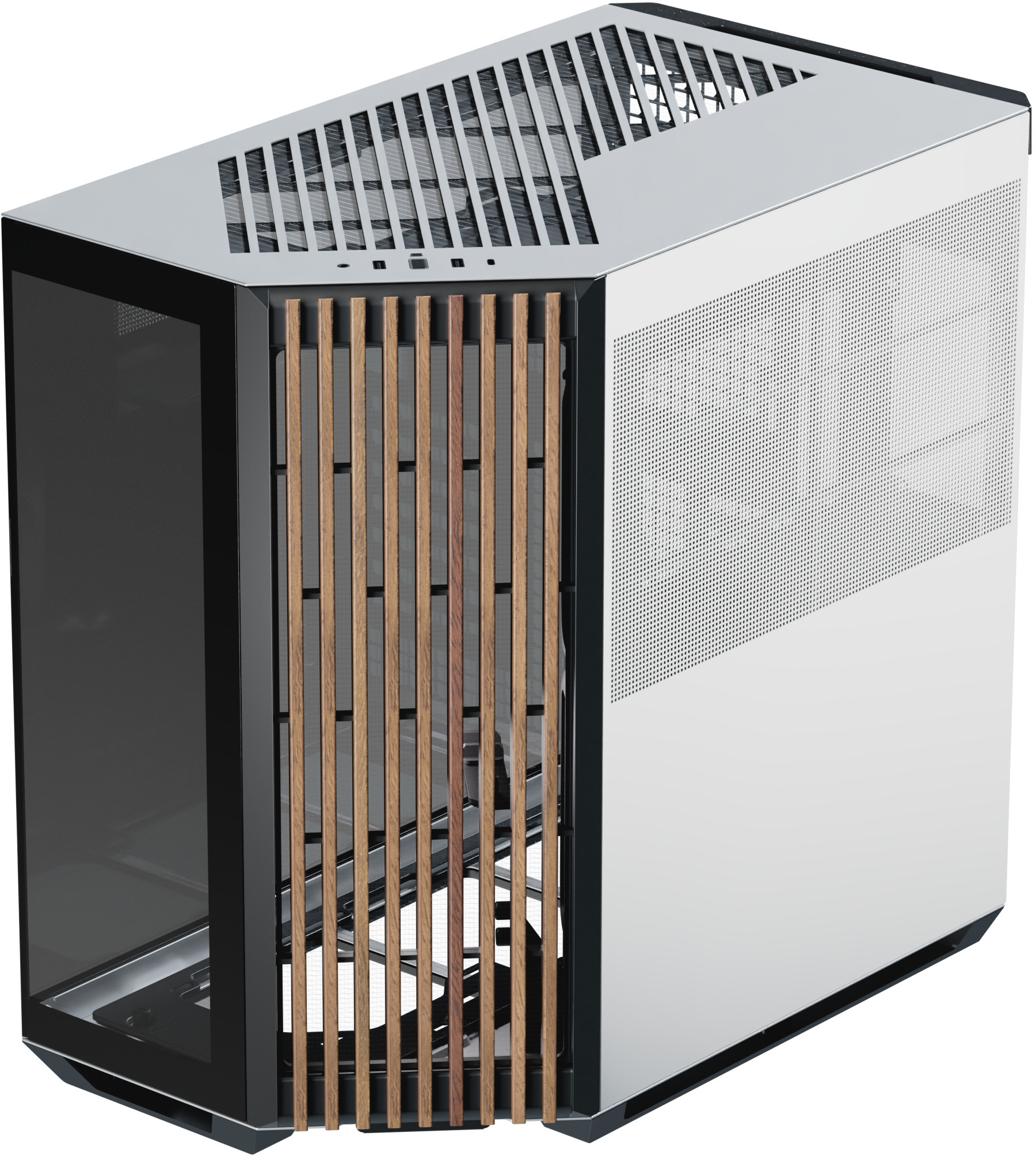 Picture of Picture of Caja ATX APNX V1 Negro/Blanco/Madera