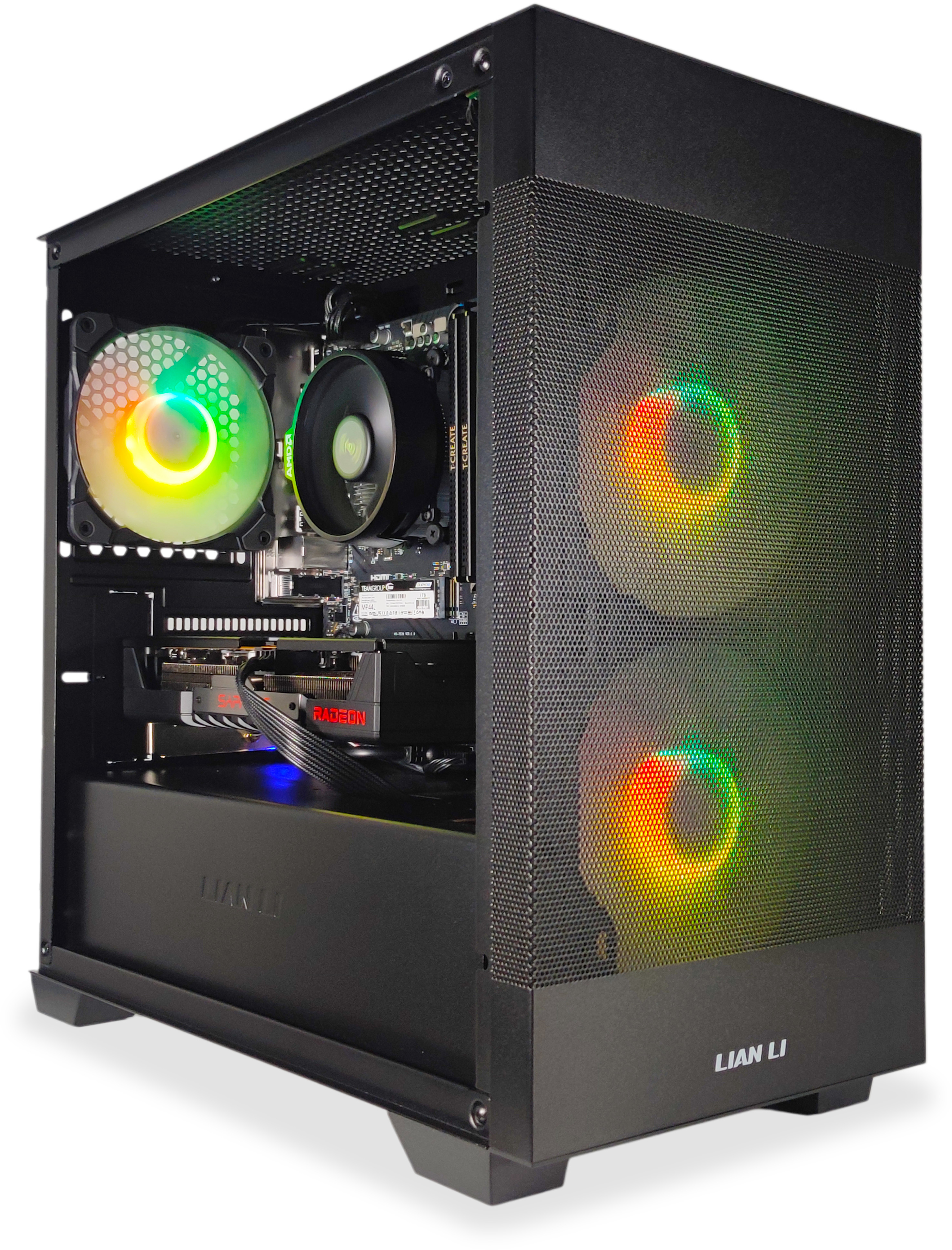 Picture of Picture of Ordenador AURA Gamer-PC Ryzen 5 7500F 32GB DDR5 1TB RX 9060 XT 16GB WiFi W11