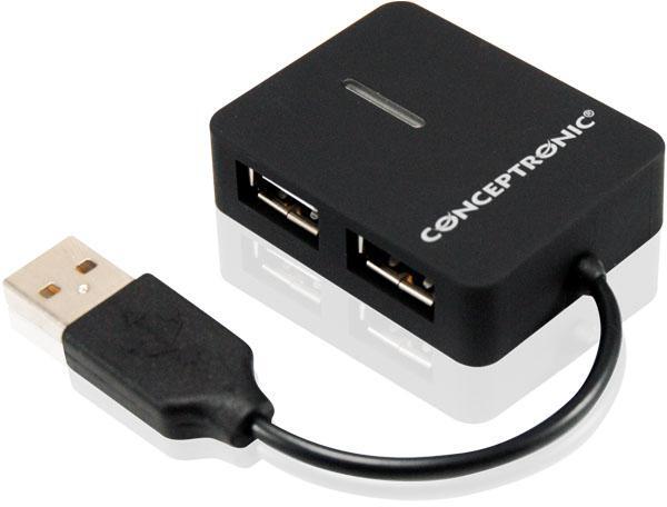 Picture of Picture of Hub USB Conceptronic 4 Puertas Travel