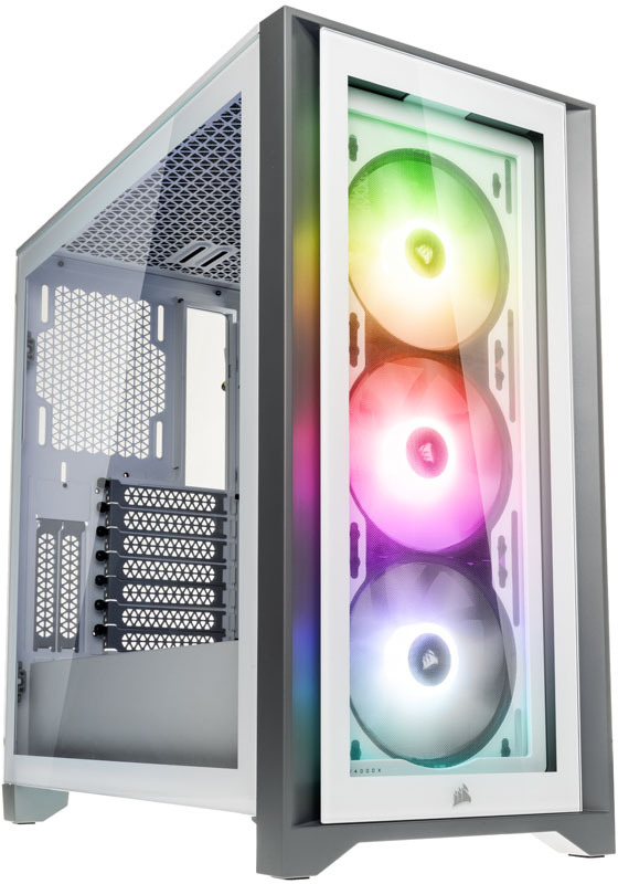 Picture of Picture of Torre E-ATX Corsair iCUE 4000X RGB Blanco Cristal Templado