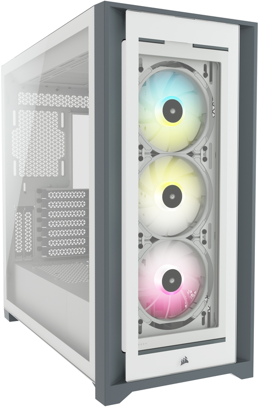 Picture of Picture of Torre E-ATX Corsair iCUE 5000X RGB Smart Blanco Cristal Templado