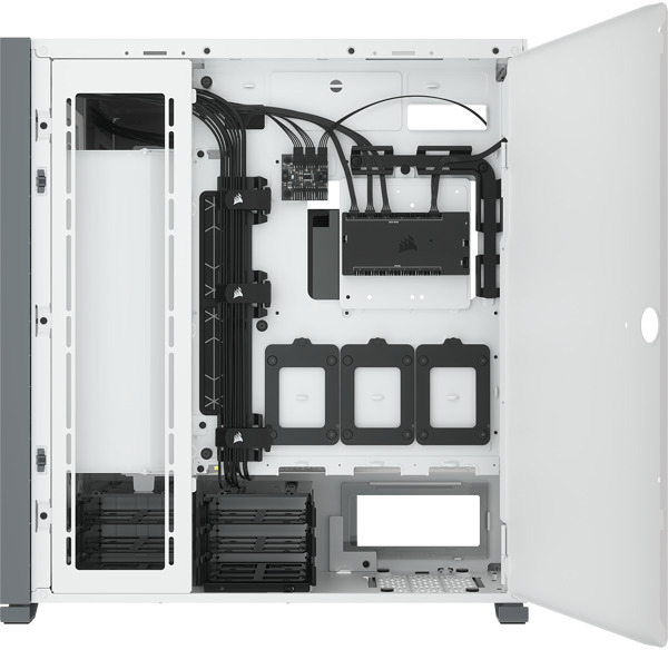 Corsair - Torre E-ATX Corsair iCUE 7000X Airflow RGB Smart Blanco Cristal Templado