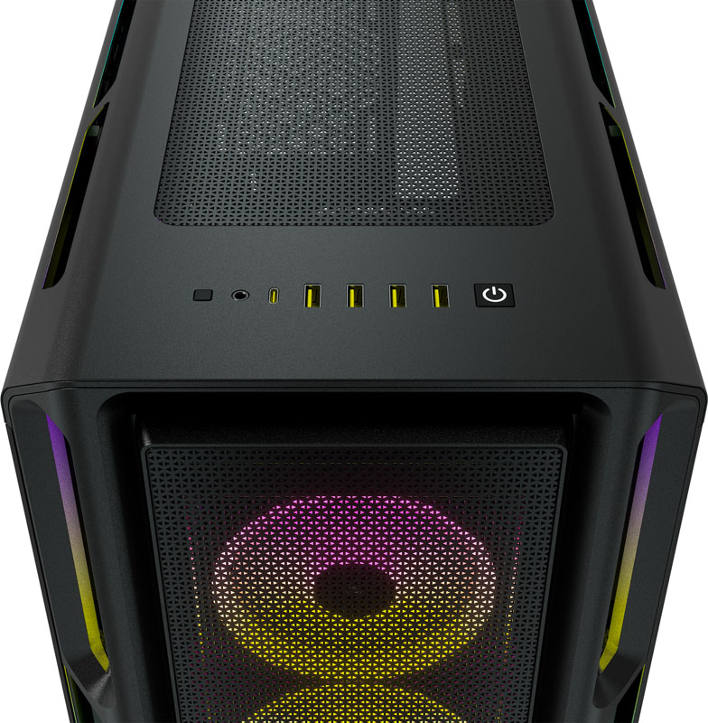Corsair - Torre ATX Corsair 5000T iCUE RGB Negro Cristal Templado