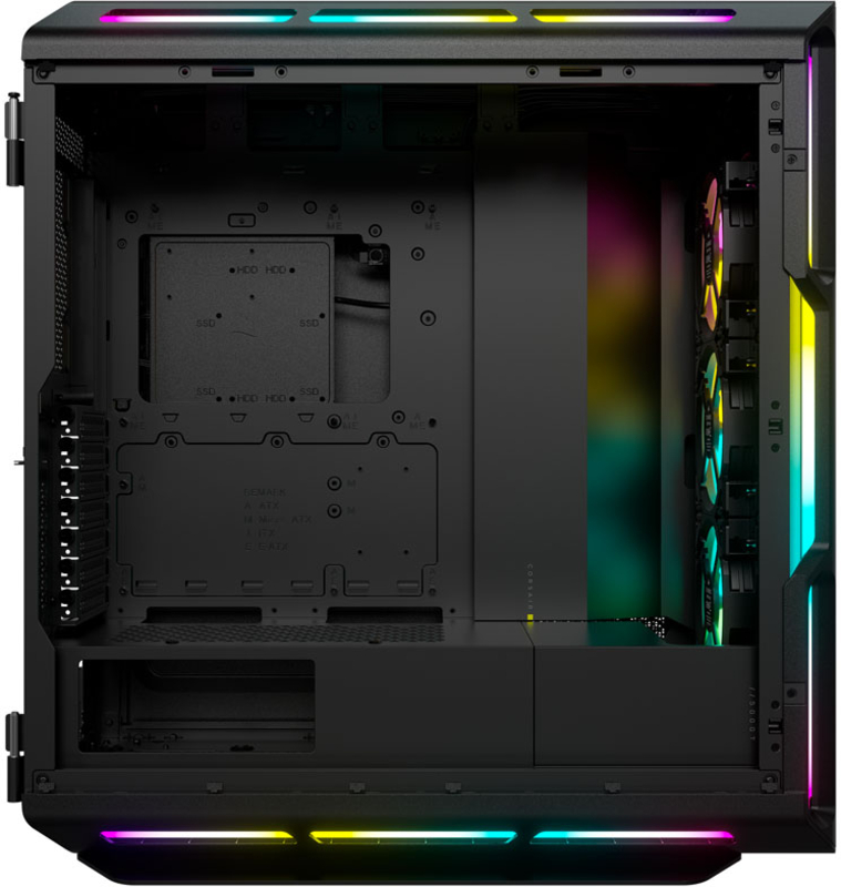 Corsair - Torre ATX Corsair 5000T iCUE RGB Negro Cristal Templado