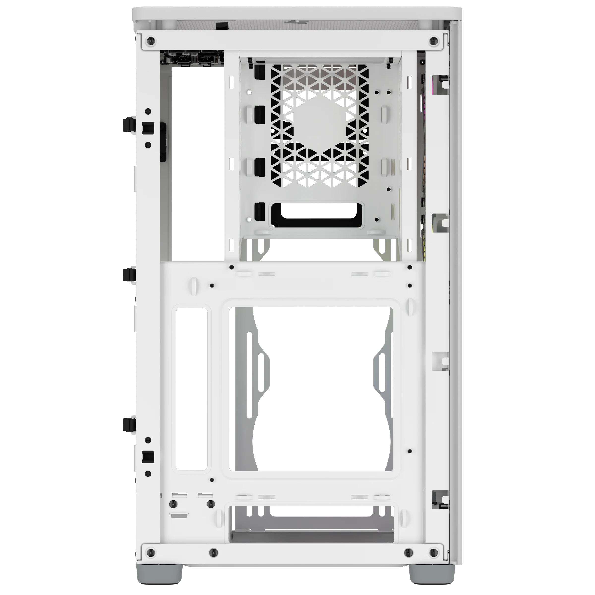 Corsair - Torre Mini-ITX Corsair iCue 2000D RGB Blanco Cristal Templado