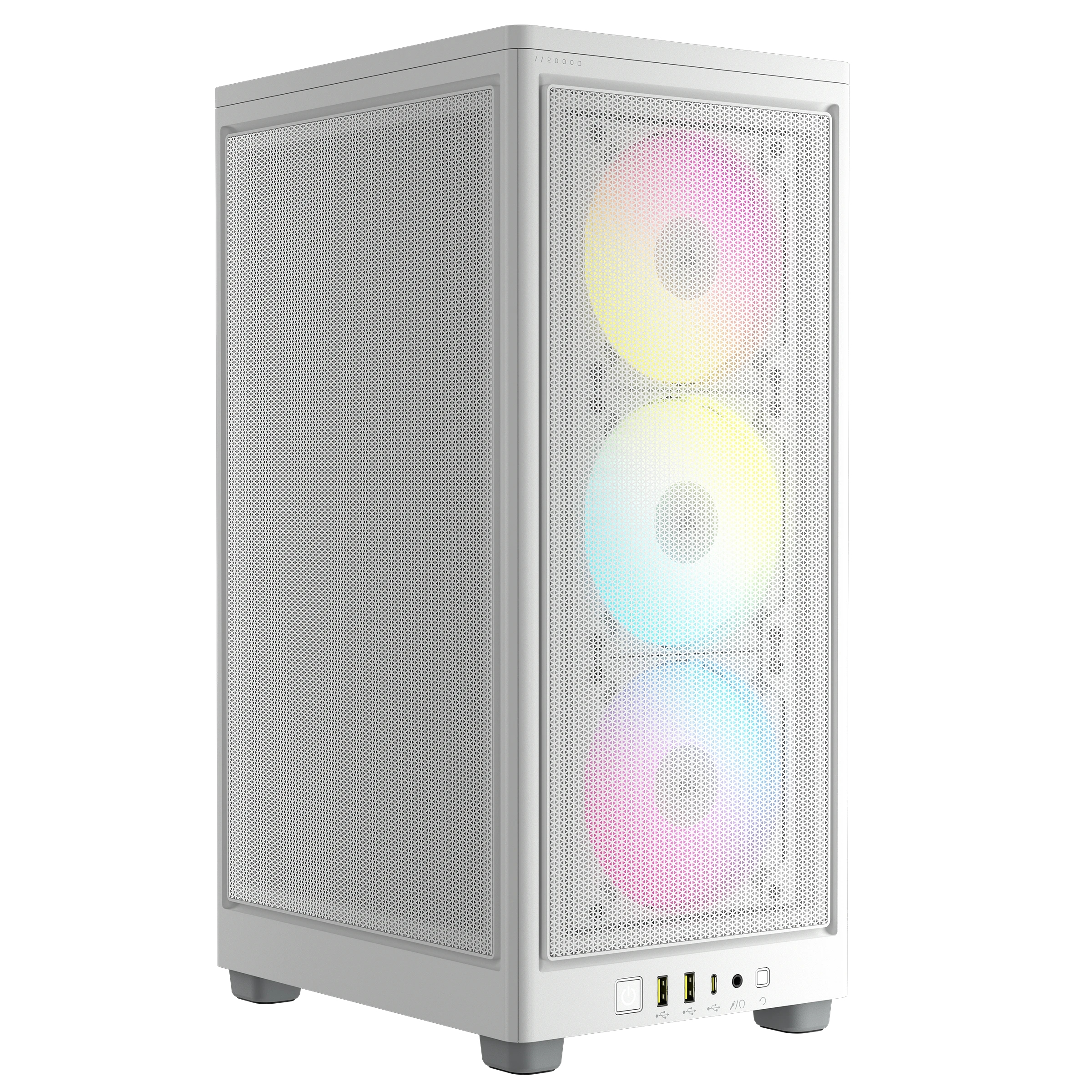 Picture of Picture of Torre Mini-ITX Corsair iCue 2000D RGB Blanco Cristal Templado