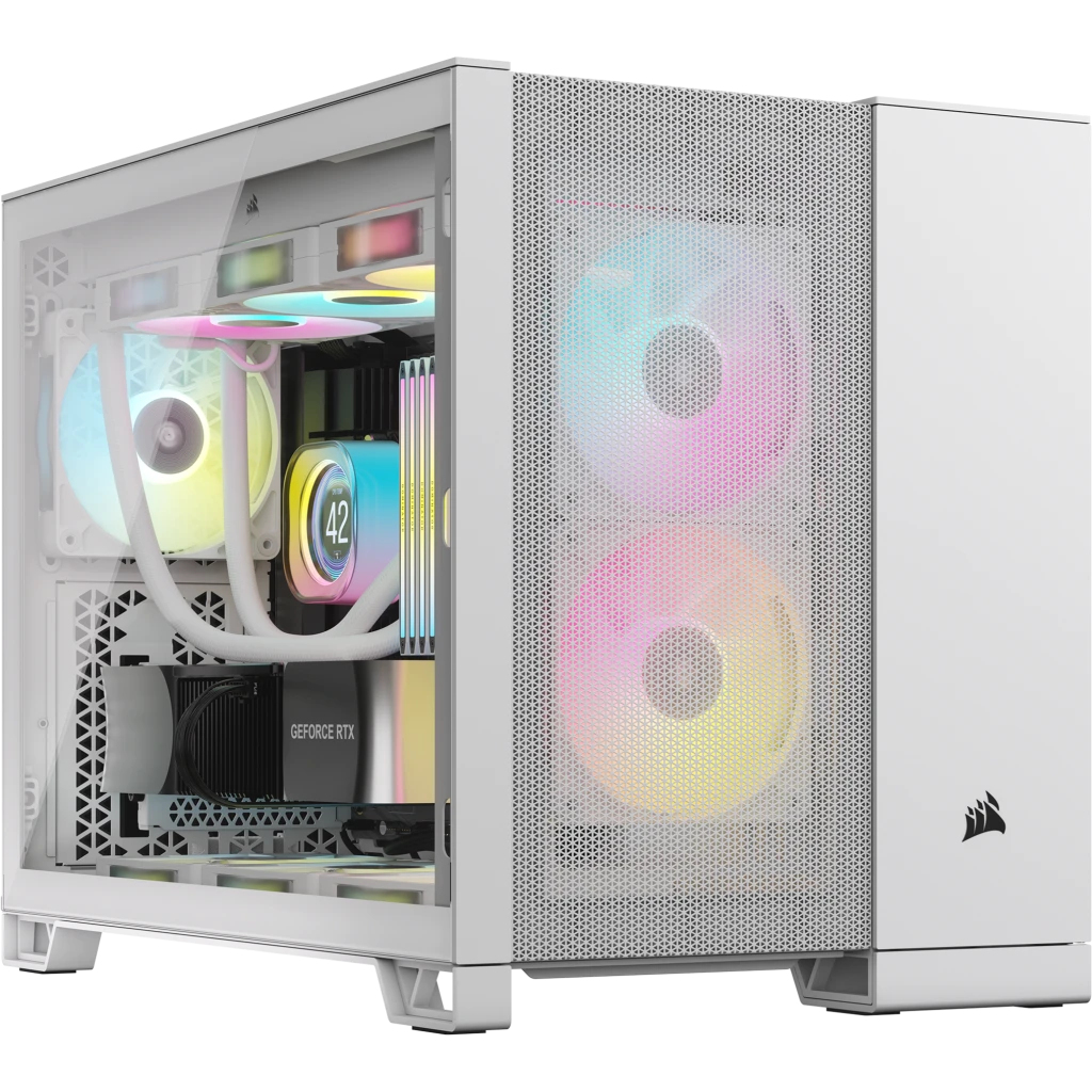 Picture of Picture of Torre Micro-ATX Corsair 2500D Airflow Blanco Cristal Templado