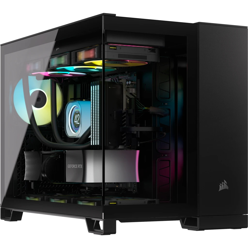 Picture of Picture of Torre Micro-ATX Corsair 2500X LINK Negro Cristal Templado