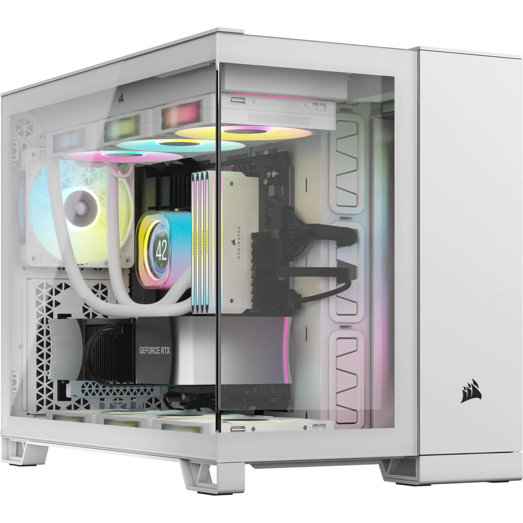 Picture of Picture of Torre Micro-ATX Corsair 2500X LINK Blanco Cristal Templado