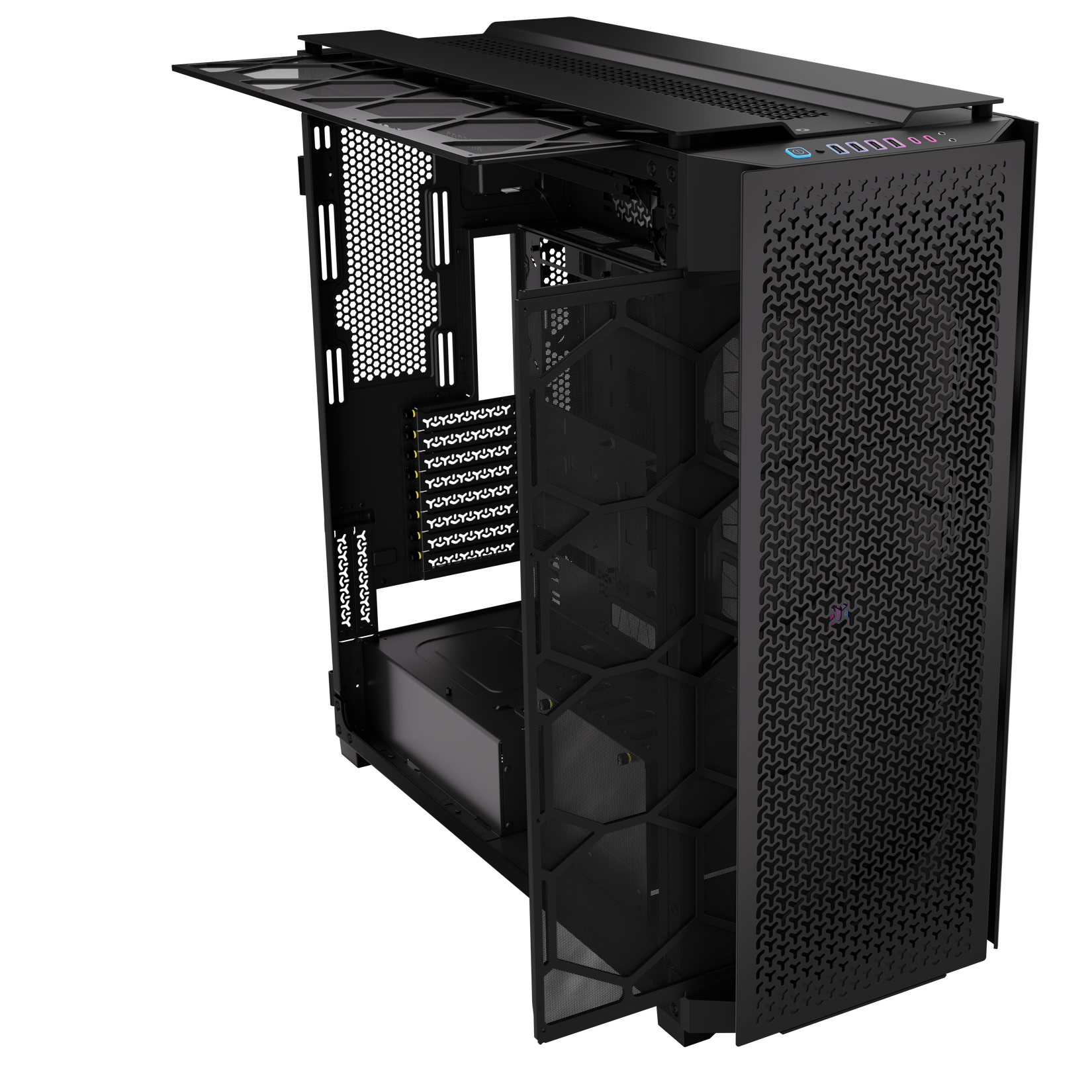 Corsair - Torre E-ATX Corsair 9000D RGB Airflow Negro Cristal Templado
