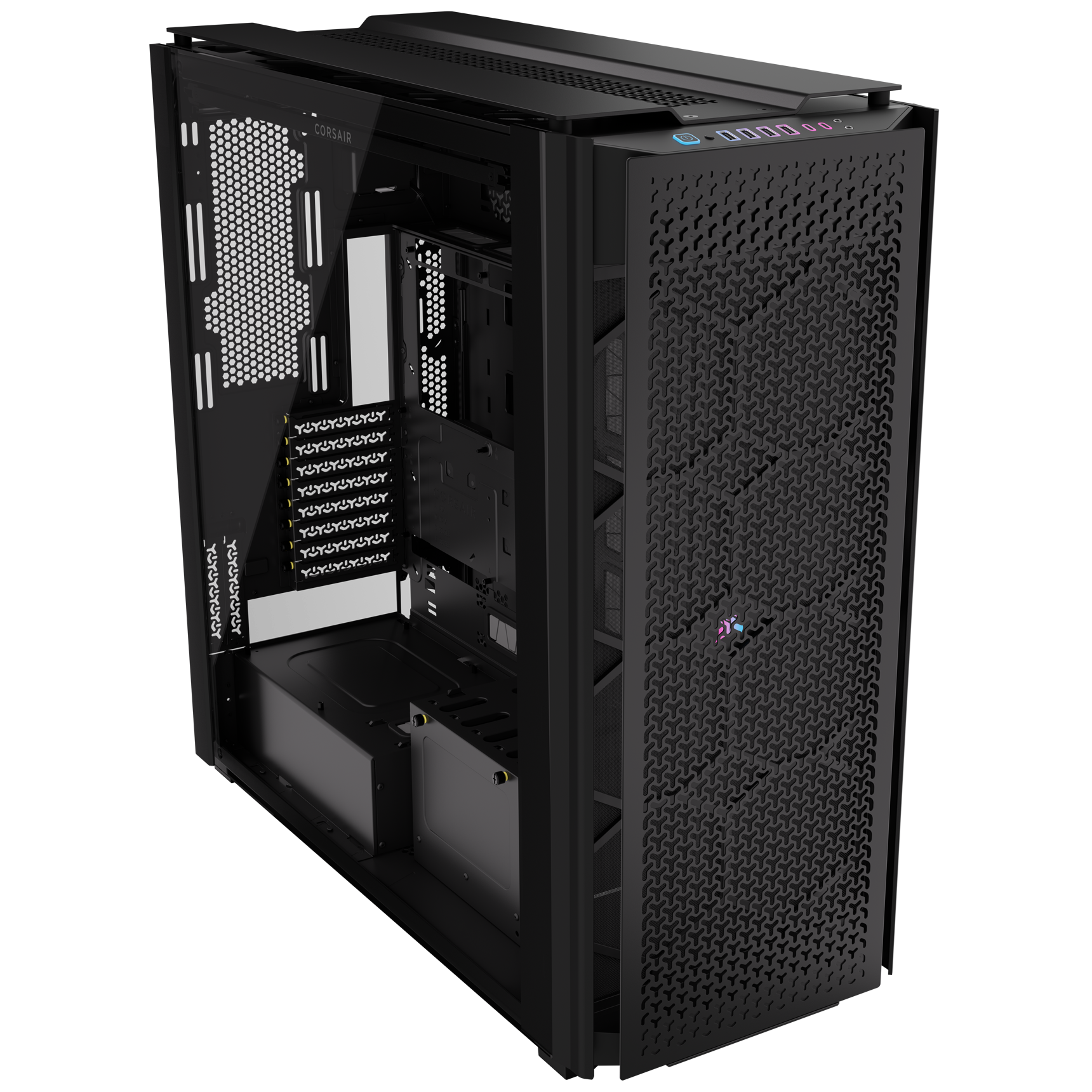 Corsair - Torre E-ATX Corsair 9000D RGB Airflow Negro Cristal Templado