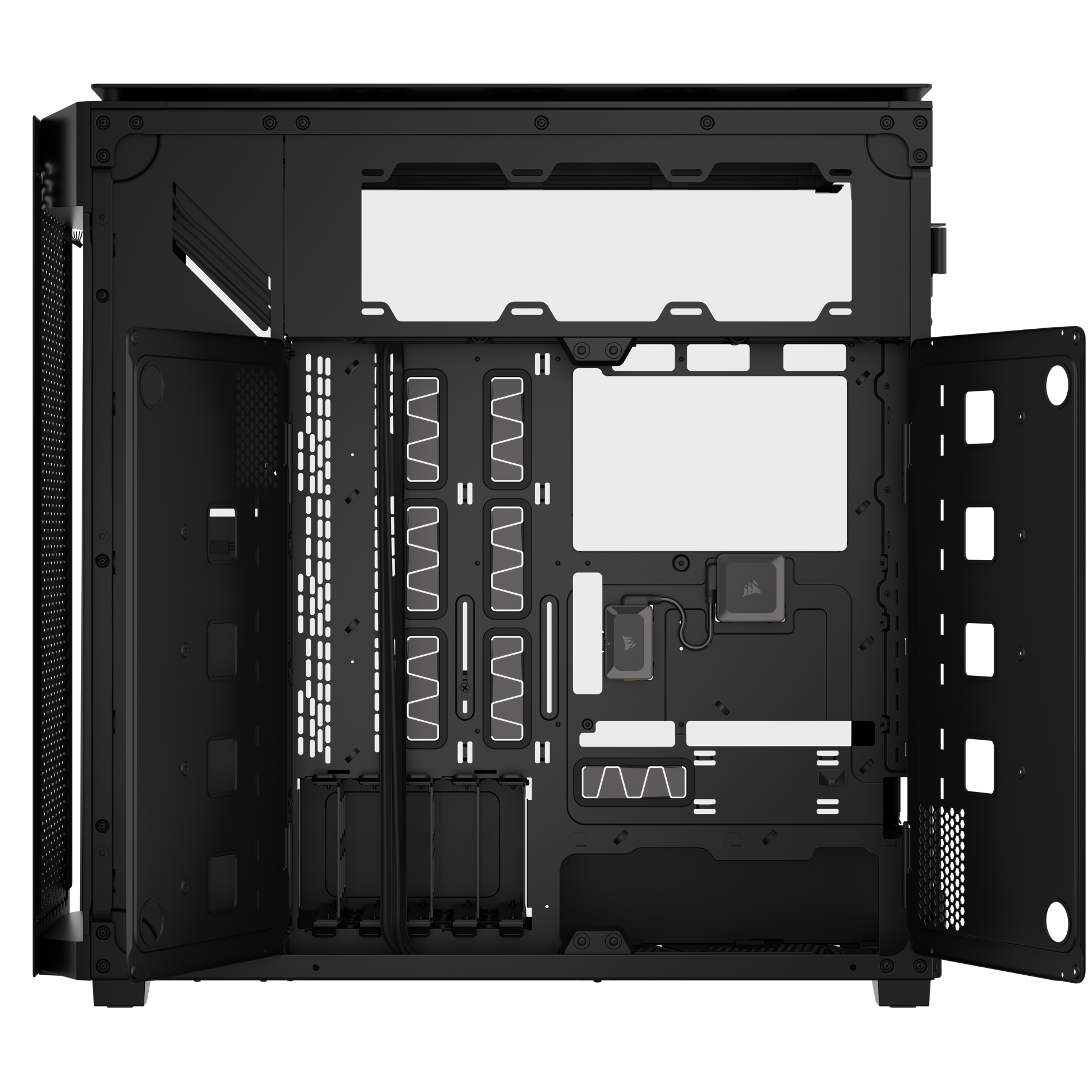 Corsair - Torre E-ATX Corsair 9000D RGB Airflow Negro Cristal Templado