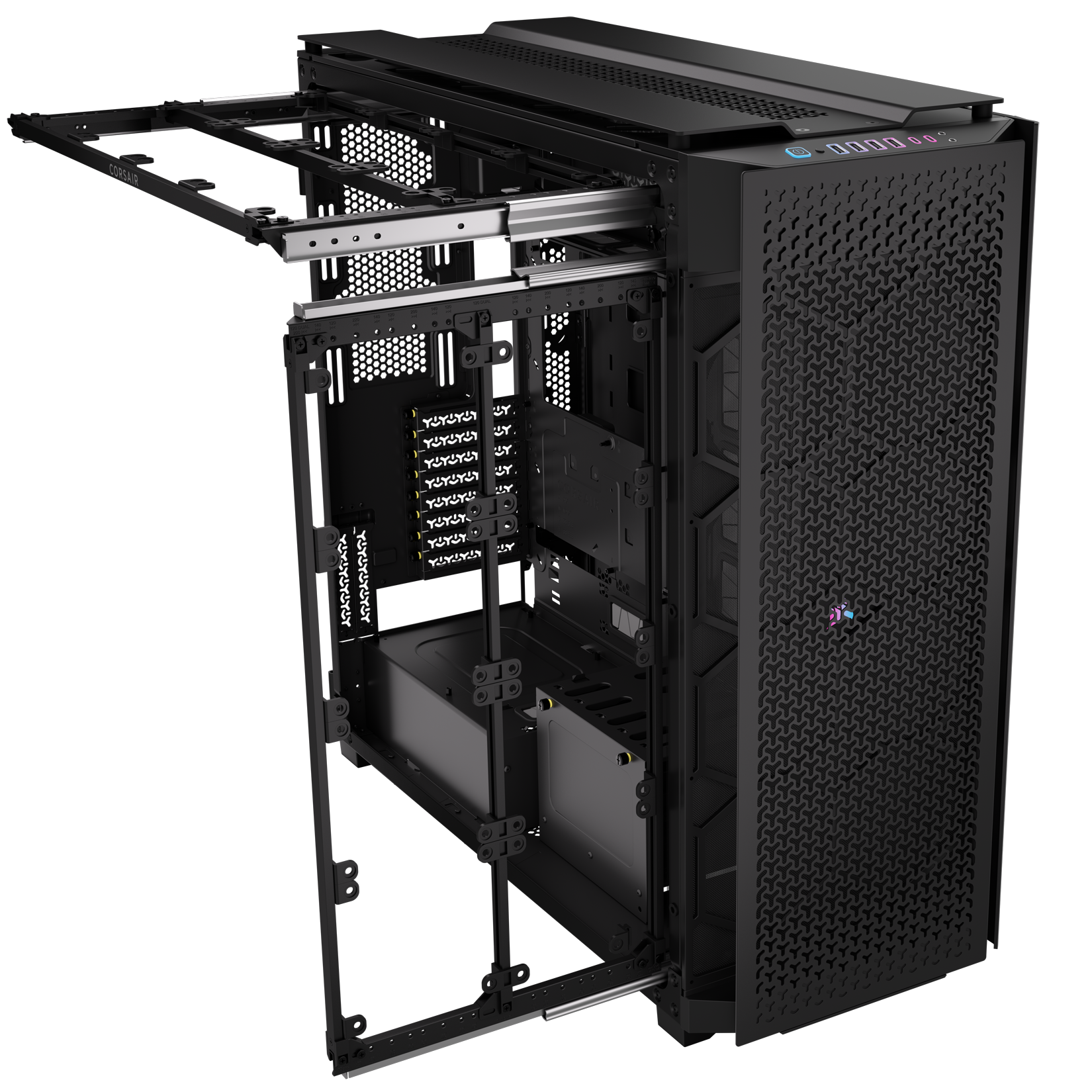 Corsair - Torre E-ATX Corsair 9000D RGB Airflow Negro Cristal Templado