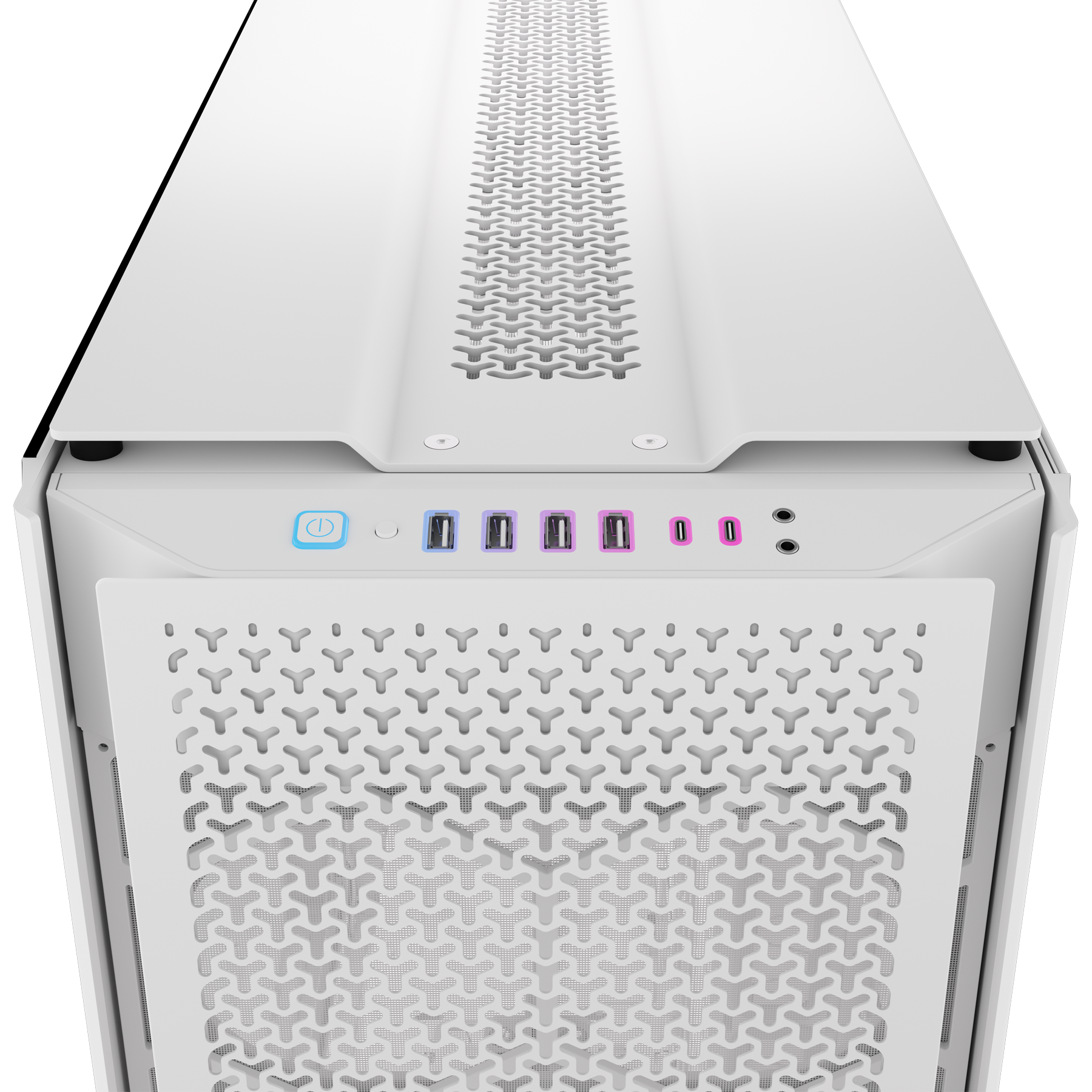 Corsair - Torre E-ATX Corsair 9000D RGB Airflow Blanca Cristal Templado