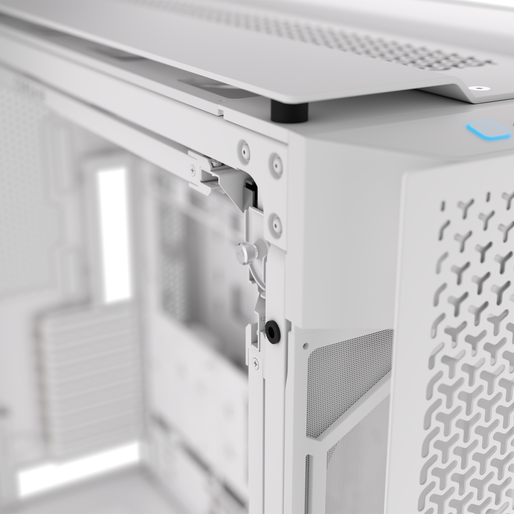 Corsair - Torre E-ATX Corsair 9000D RGB Airflow Blanca Cristal Templado