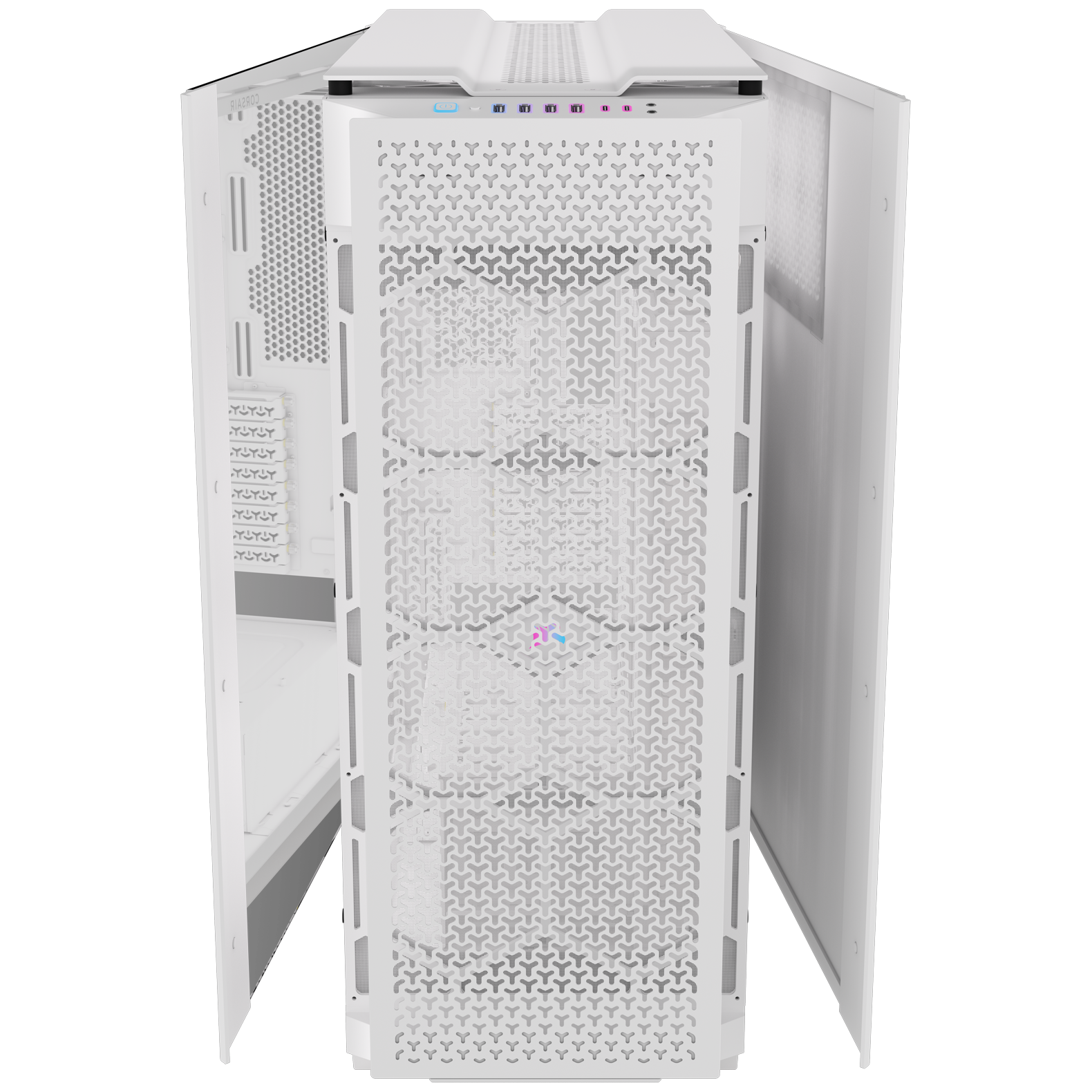 Corsair - Torre E-ATX Corsair 9000D RGB Airflow Blanca Cristal Templado