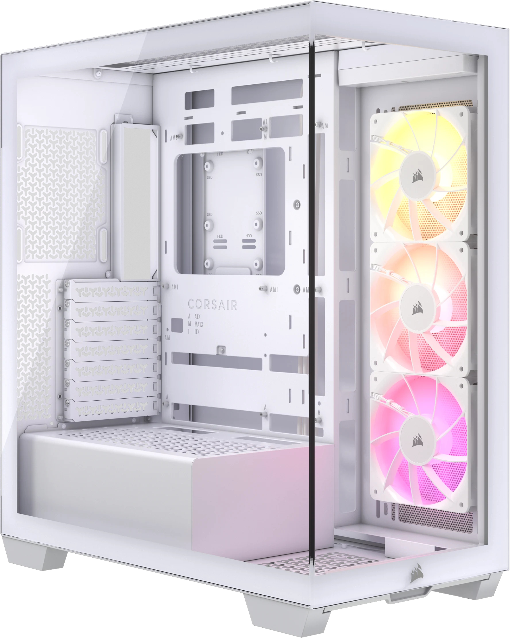 Picture of Picture of Torre ATX Corsair 3500X ARGB Blanco Cristal Templado