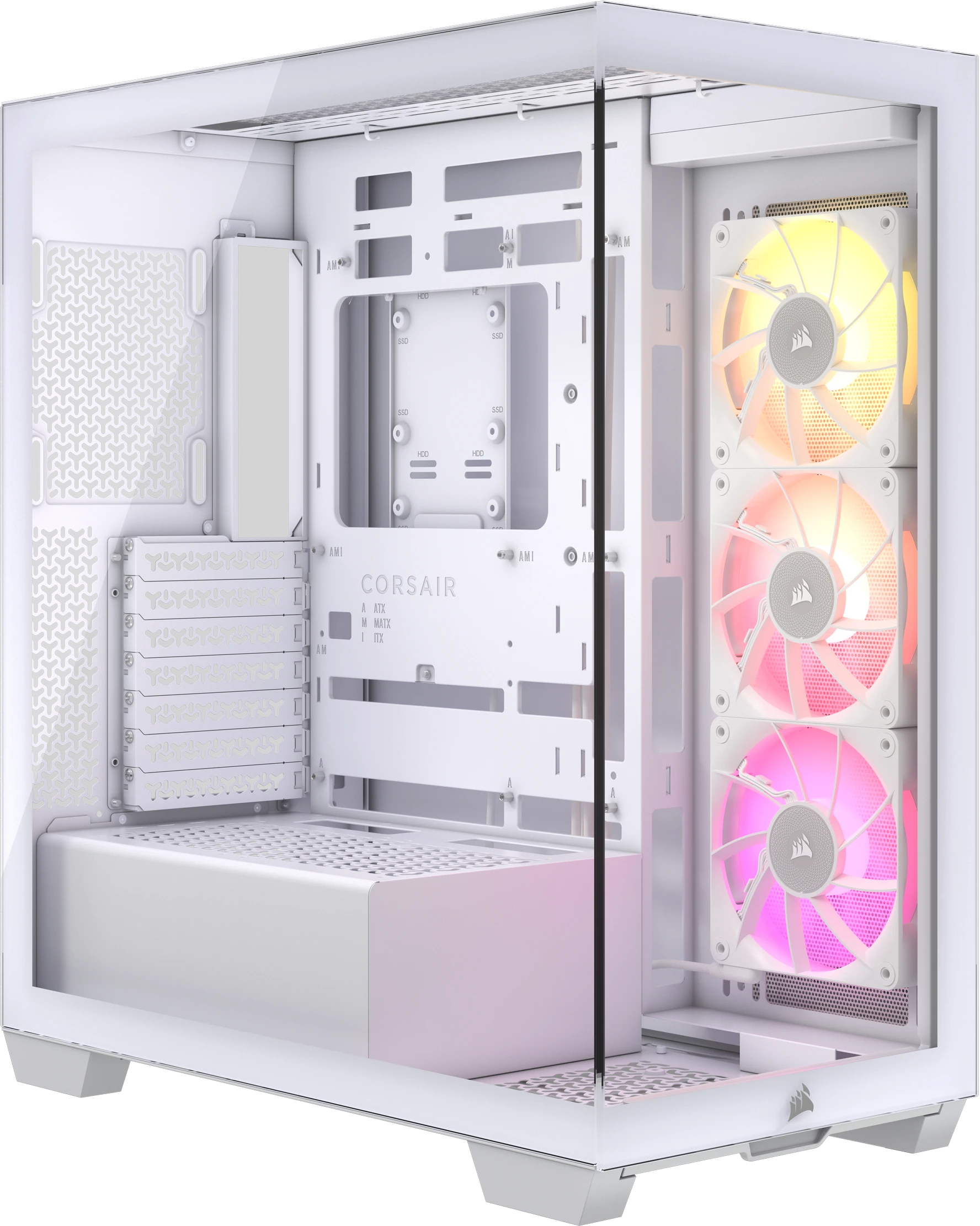 Picture of Picture of Torre ATX Corsair iCUE LINK 3500X RGB Blanco Cristal Templado