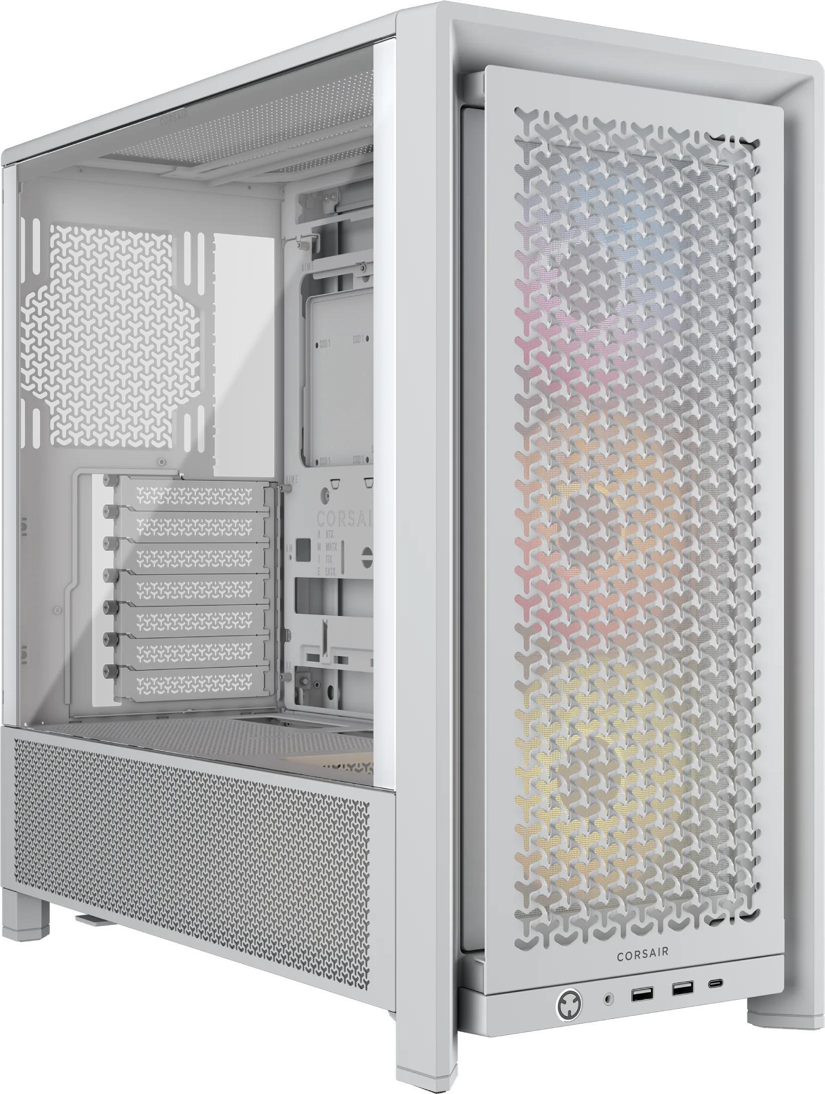 Picture of Picture of Torre ATX Corsair Frame 4000D RS ARGB Blanco Cristal Templado