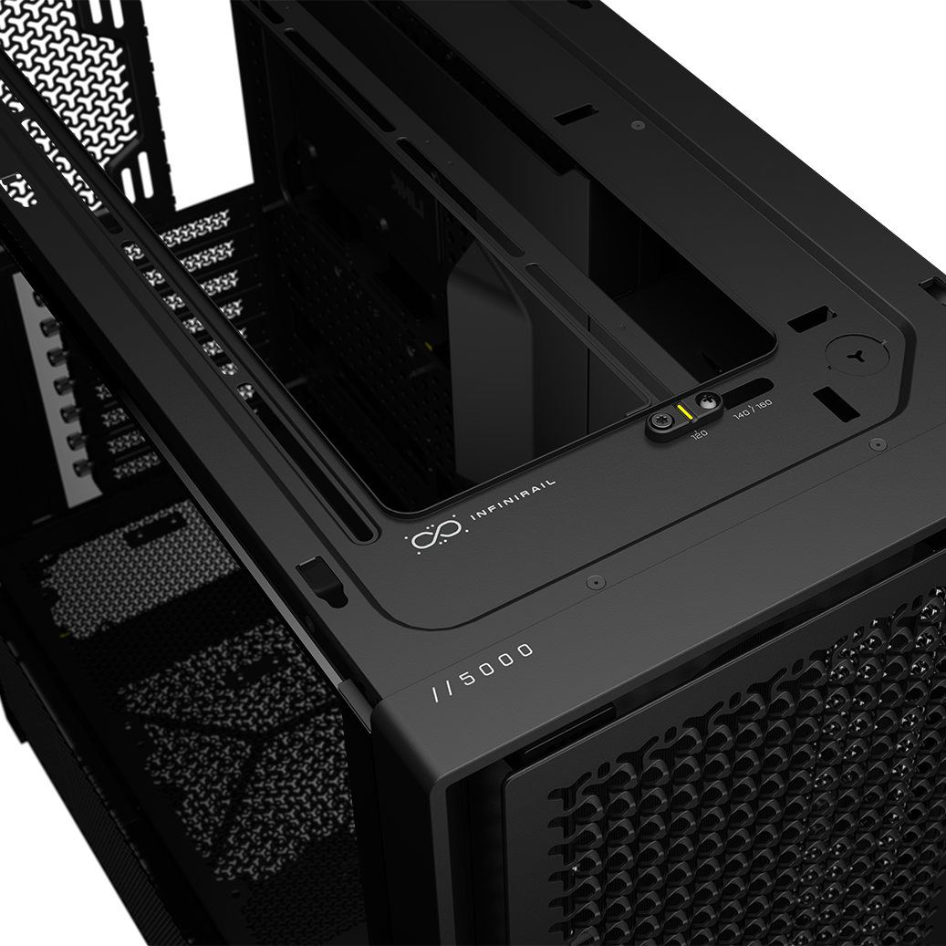 Corsair - Torre E-ATX Corsair 5000D RS Airflow Negro Cristal Templado