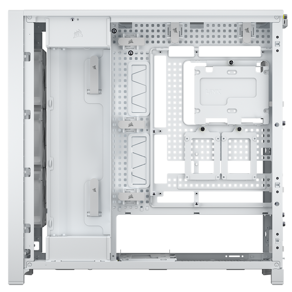 Corsair - Torre E-ATX Corsair 5000D RS Airflow Blanco Cristal Templado