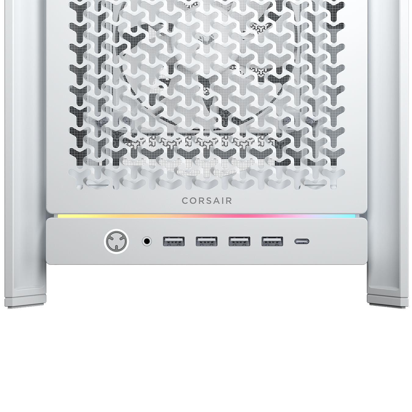 Corsair - Torre E-ATX Corsair 5000D RS Airflow Blanco Cristal Templado