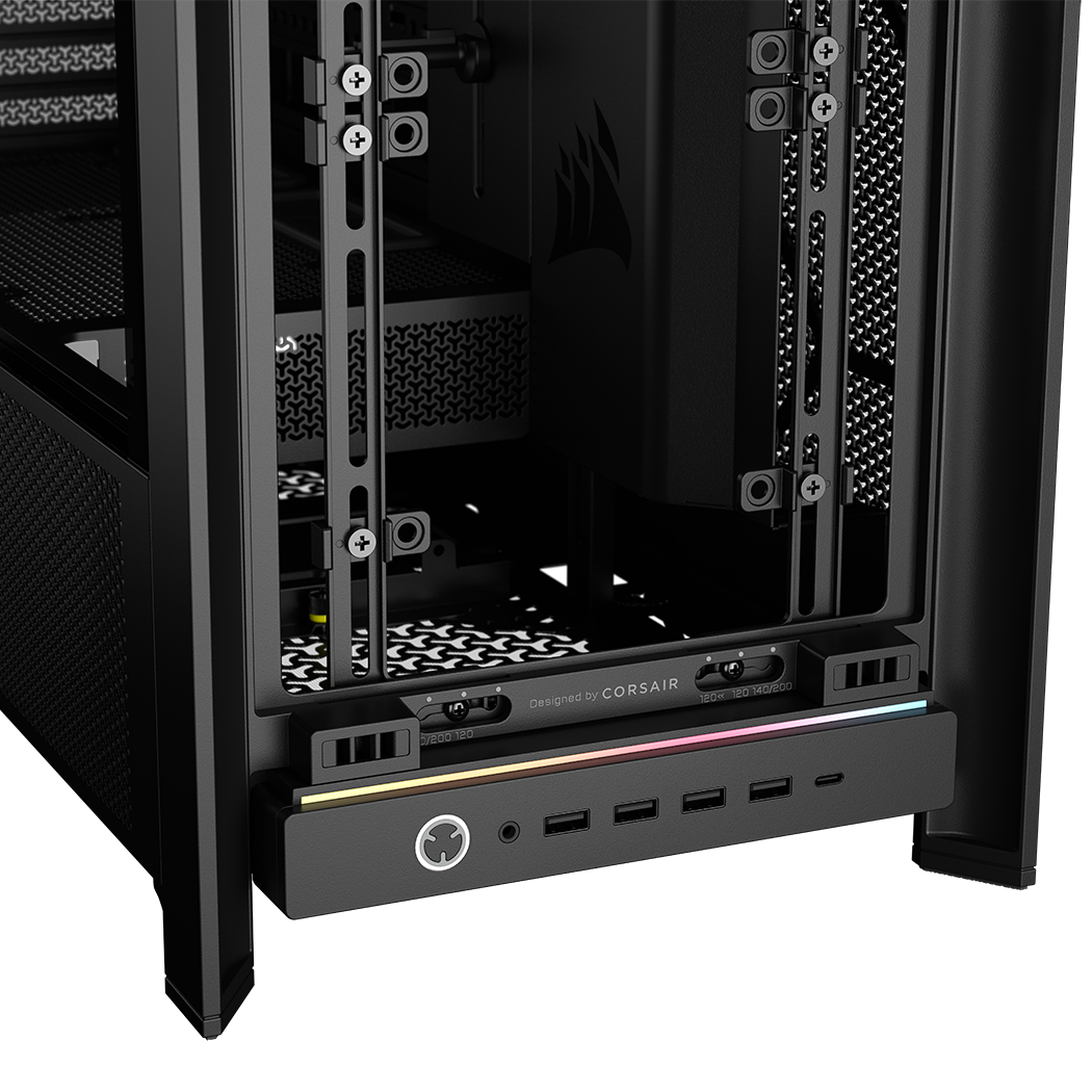 Corsair - Torre E-ATX Corsair 5000D RS ARGB Airflow Negro Cristal Templado