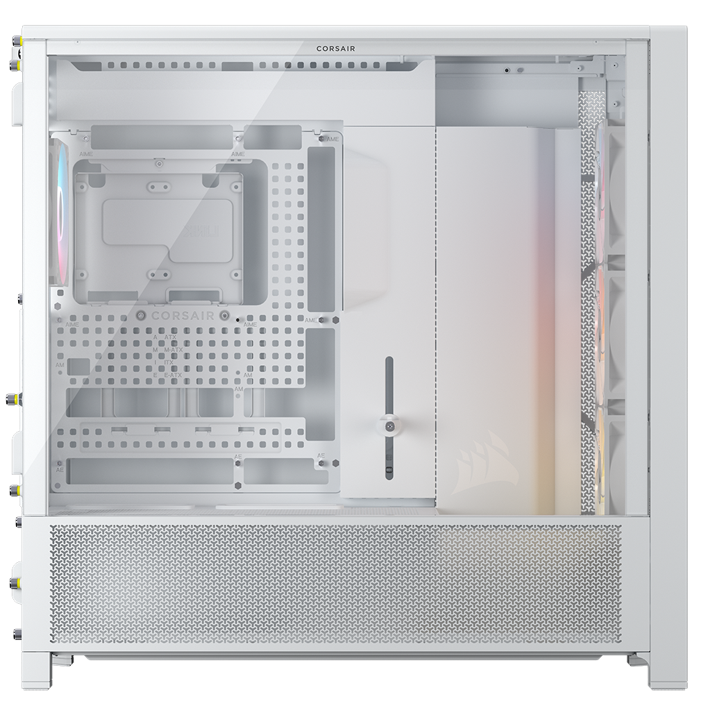 Corsair - Torre E-ATX Corsair 5000D RS ARGB Airflow Blanco Cristal Templado