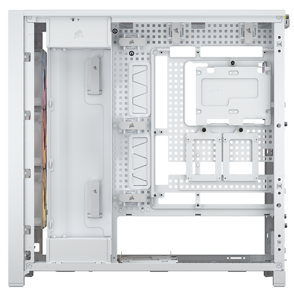 Corsair - Torre E-ATX Corsair 5000D RS ARGB Airflow Blanco Cristal Templado
