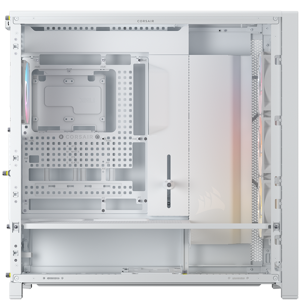 Corsair - Torre E-ATX Corsair 5000D RS ARGB Airflow Blanco Cristal Templado