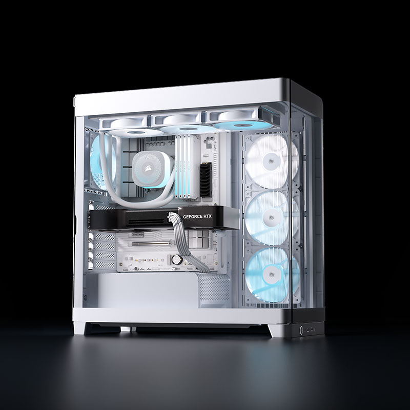 Corsair - Caixa E-ATX Corsair 4500X RS-R ARGB Branca Vidro Temperado