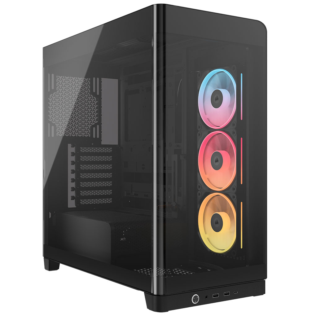 Corsair - Caixa E-ATX Corsair 4500X LX-R RGB Preto Vidro Temperado