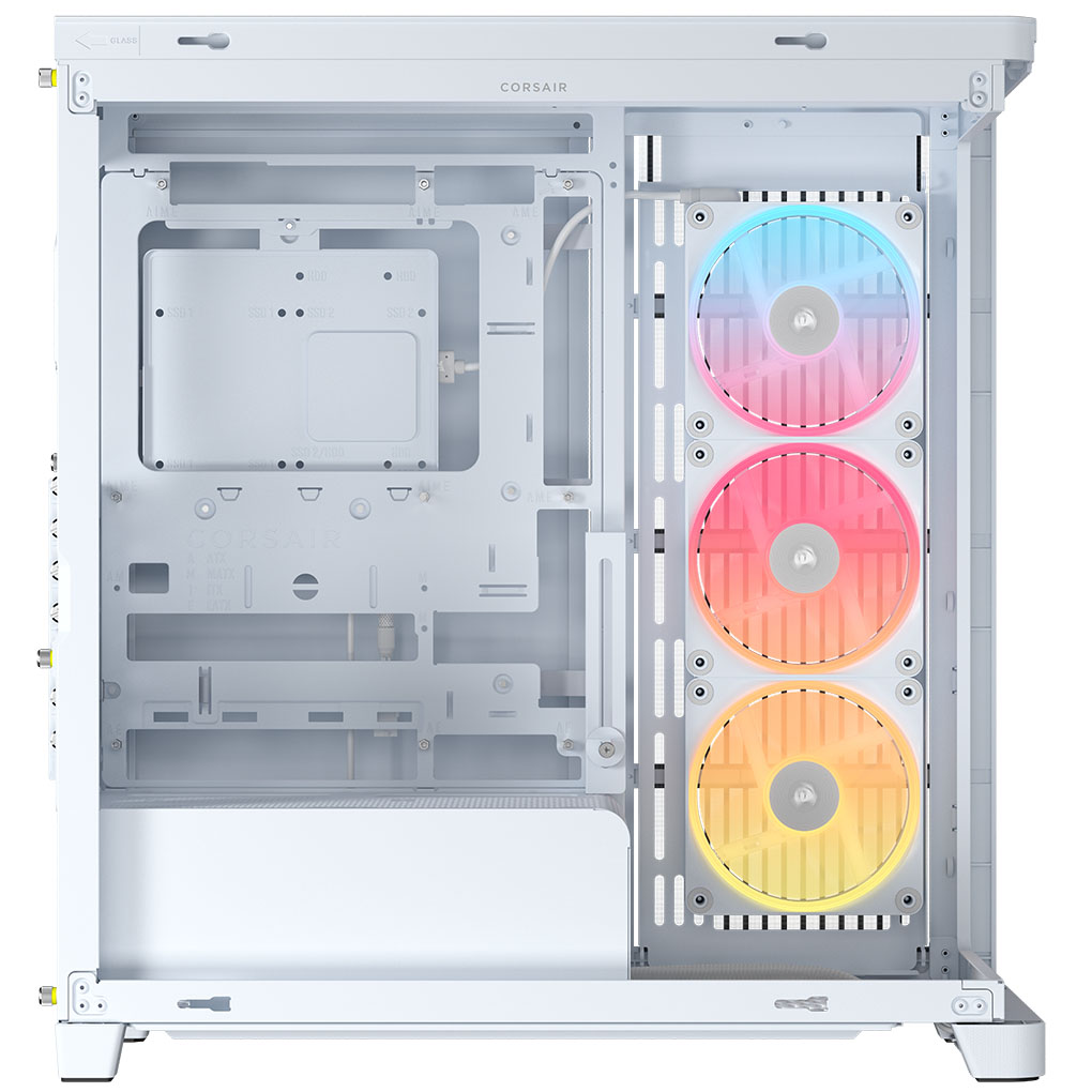 Corsair - Caixa E-ATX Corsair 4500X LX-R RGB Branca Vidro Temperado