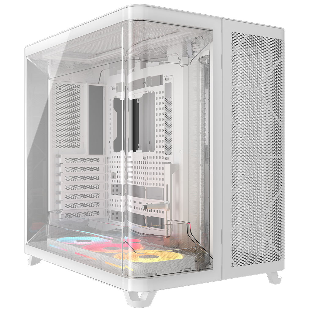 Picture of Picture of Caixa E-ATX Corsair AIR 5400 LX-R Link Branca Vidro Temperado