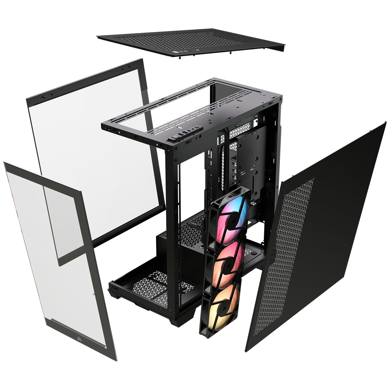 Corsair - Caixa E-ATX Corsair 3500X RSR ARGB Preto Vidro Temperado