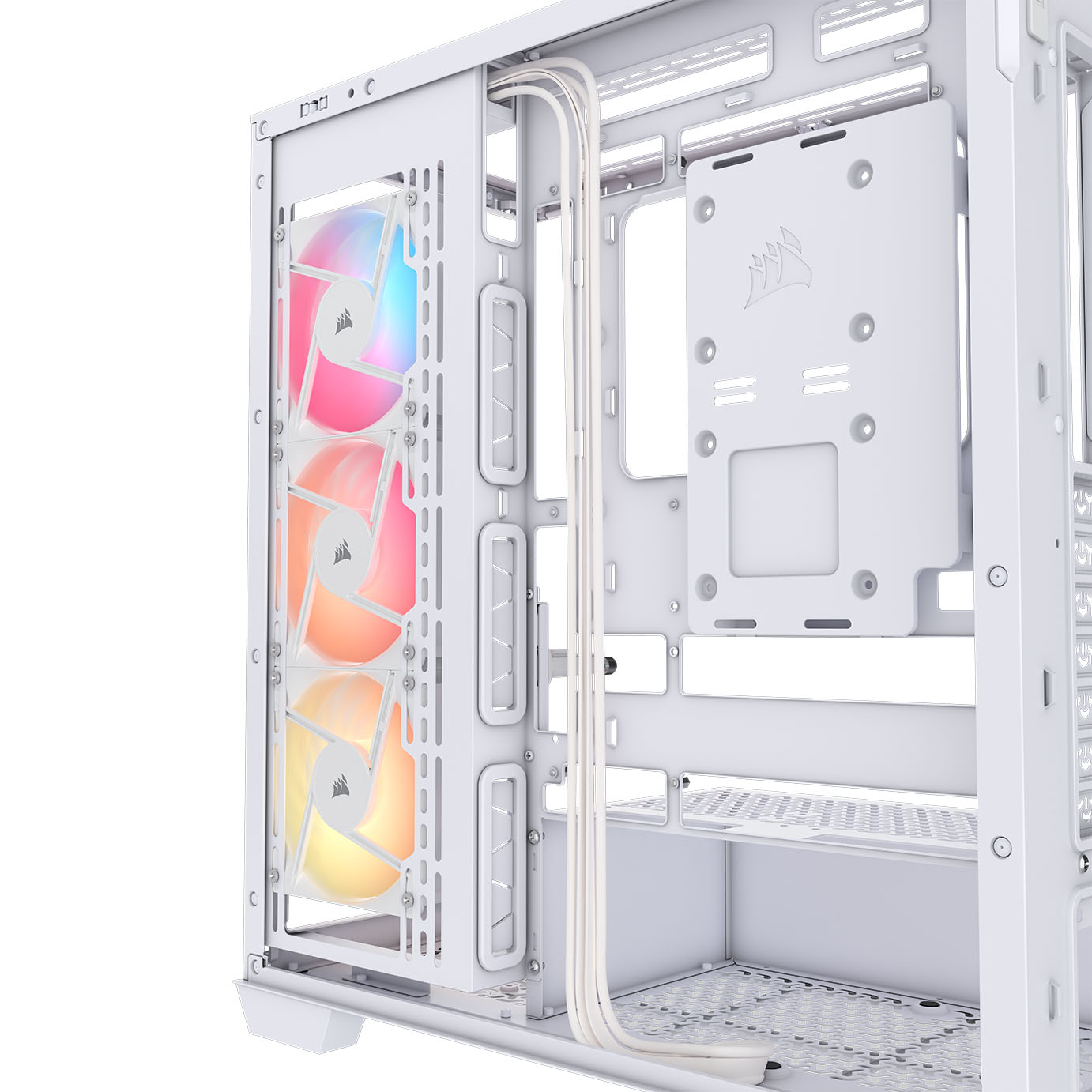 Corsair - Caixa E-ATX Corsair 3500X RSR ARGB Branca Vidro Temperado