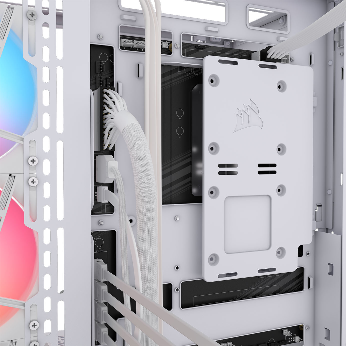 Corsair - Caixa E-ATX Corsair 3500X RSR ARGB Branca Vidro Temperado