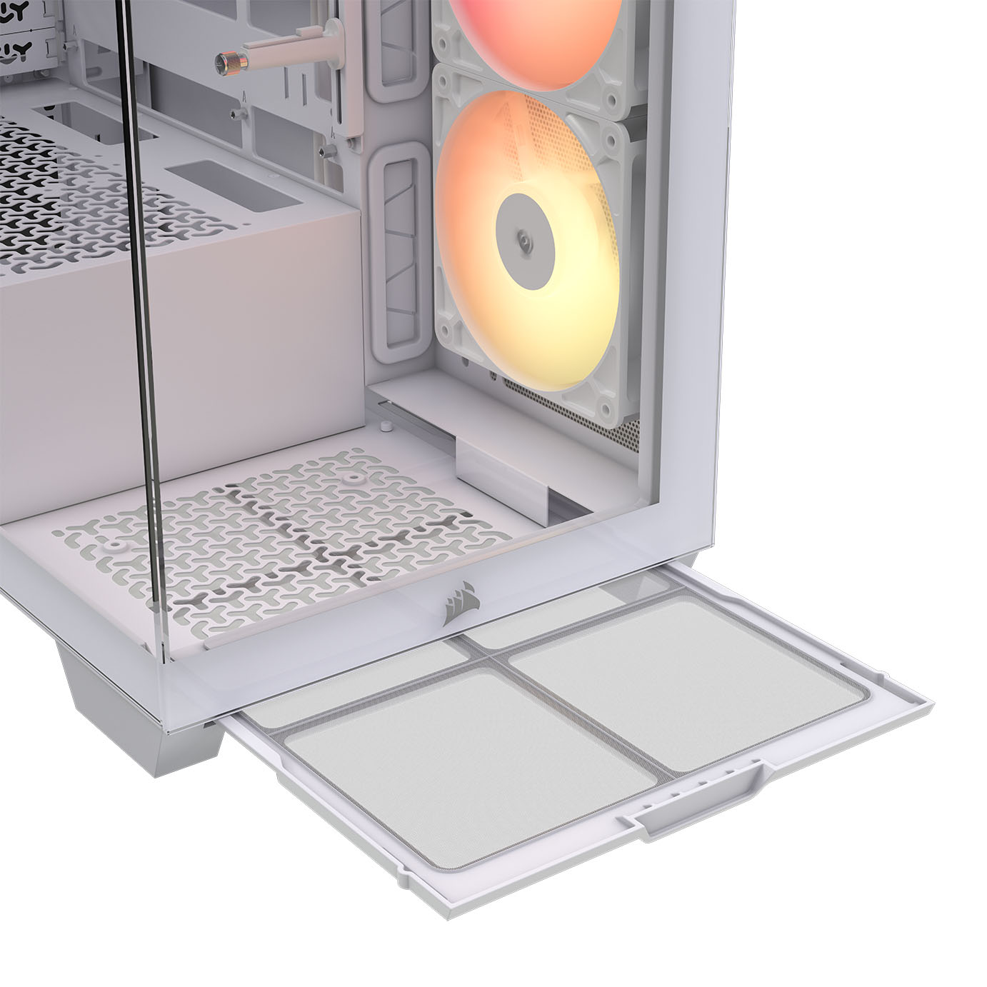 Corsair - Caixa E-ATX Corsair 3500X RSR ARGB Branca Vidro Temperado