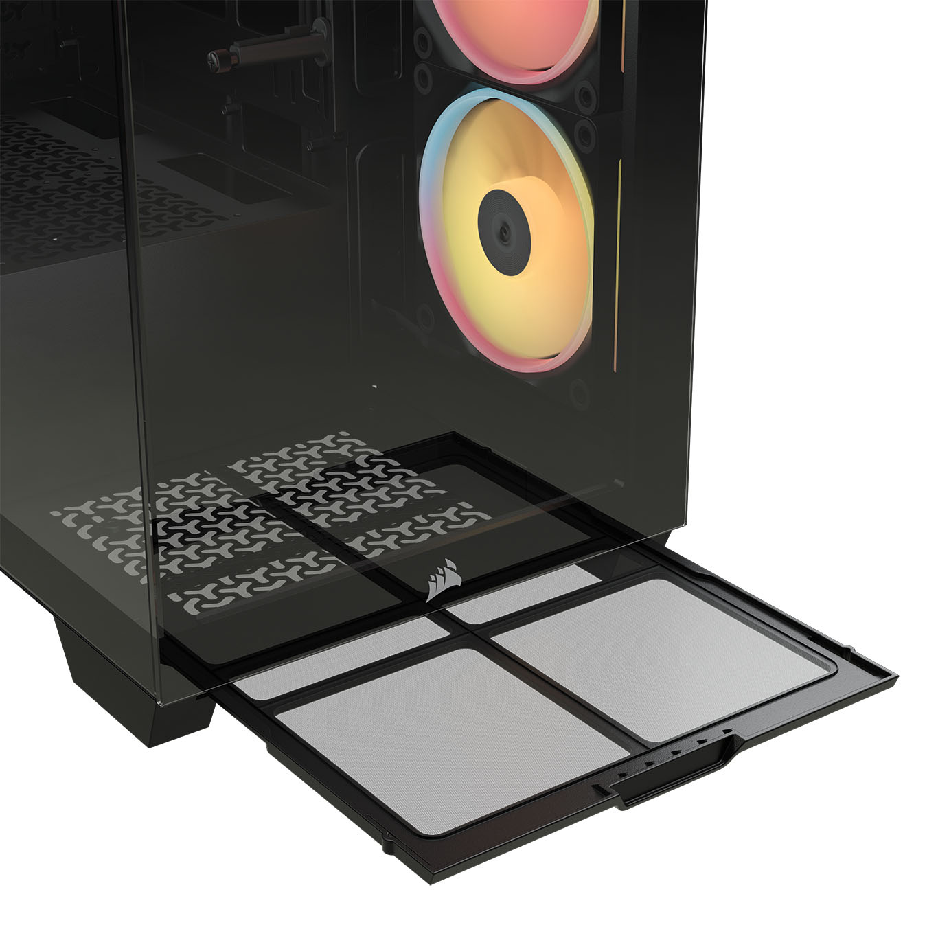 Corsair - Caixa E-ATX Corsair 3500X LXR Link RGB Preto Vidro Temperado