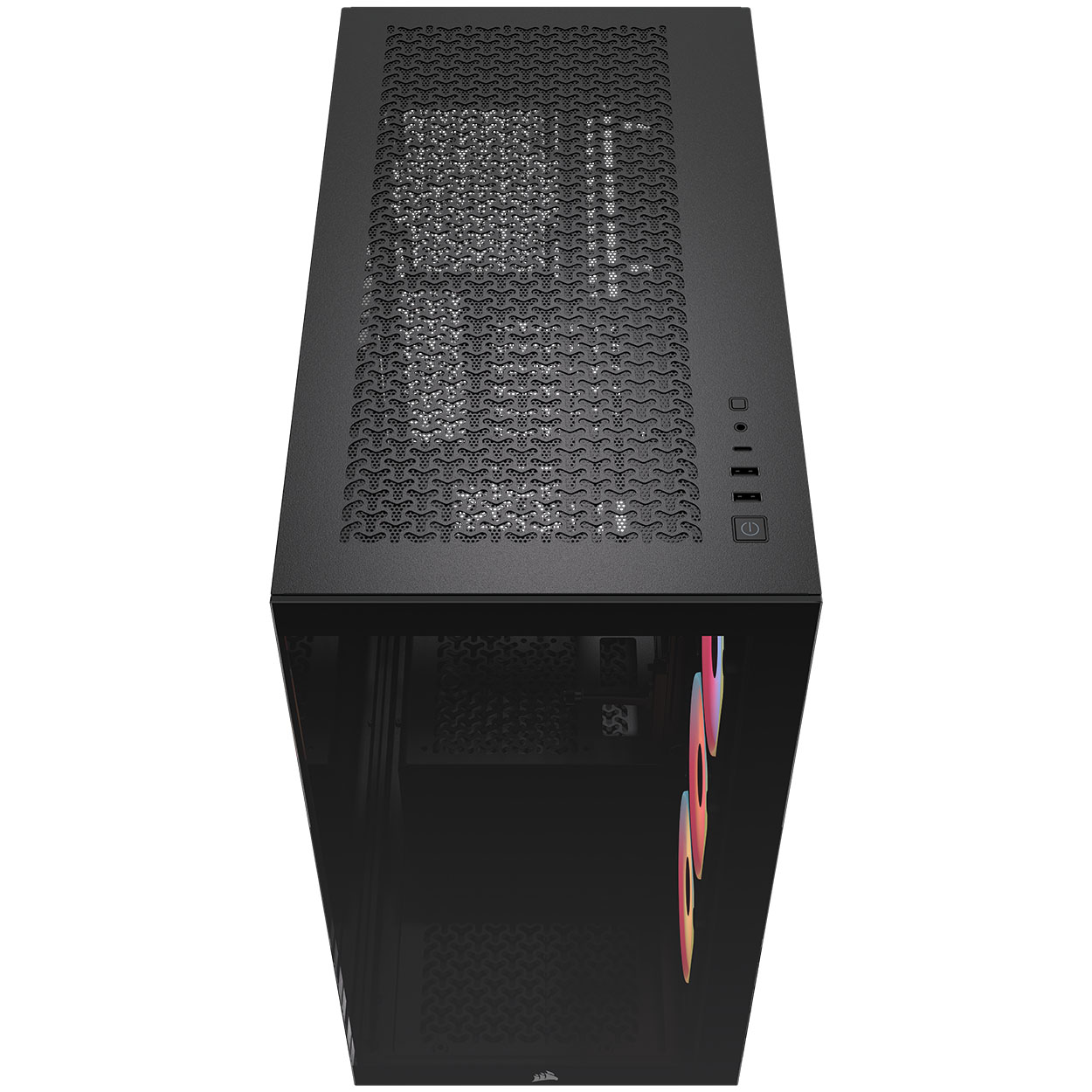 Corsair - Caixa E-ATX Corsair 3500X LXR Link RGB Preto Vidro Temperado