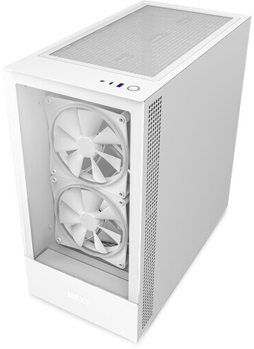 NZXT - Torre ATX NZXT H5 Elite Blanco Cristal Templado