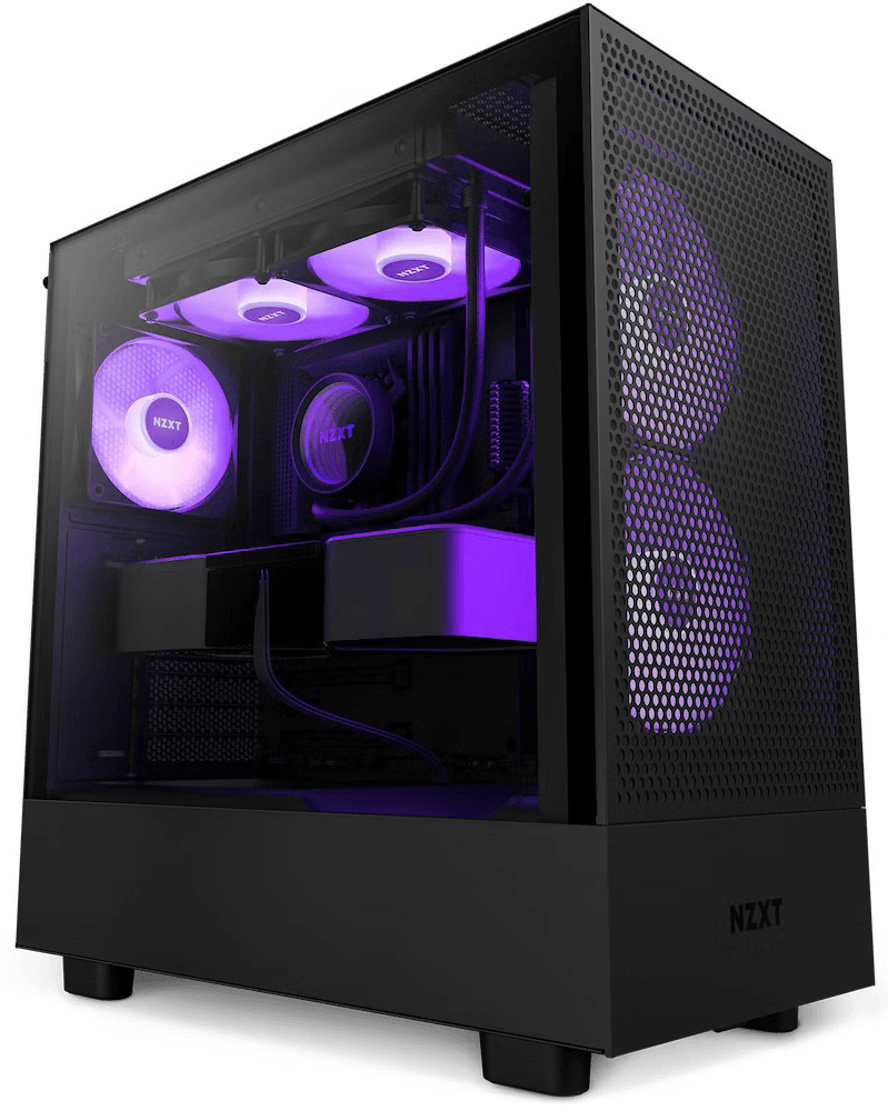 Picture of Picture of Torre ATX NZXT H5 Flow RGB Negro Cristal Templado