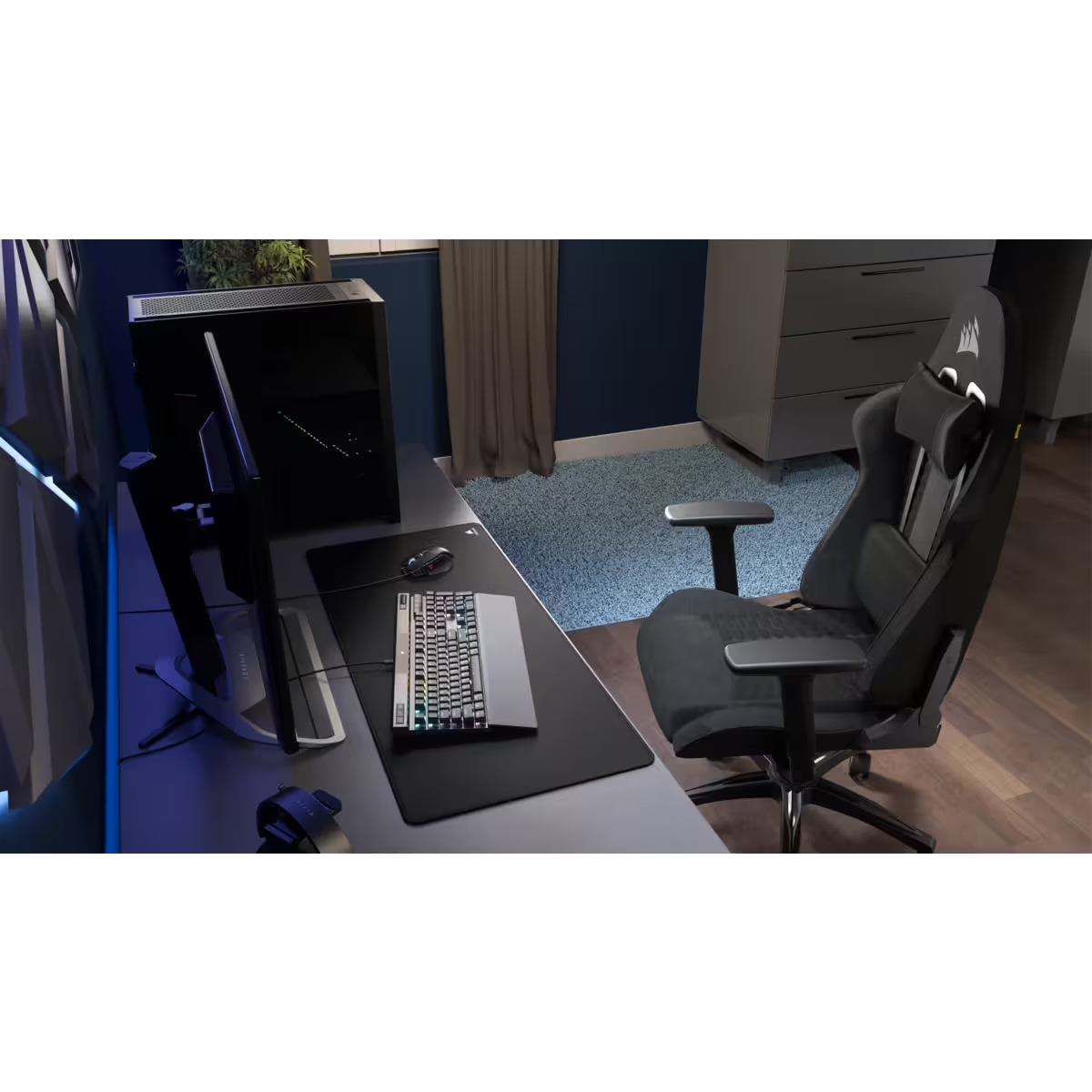 Corsair - Silla Gaming Corsair TC100 RELAXED - Fabric Negro