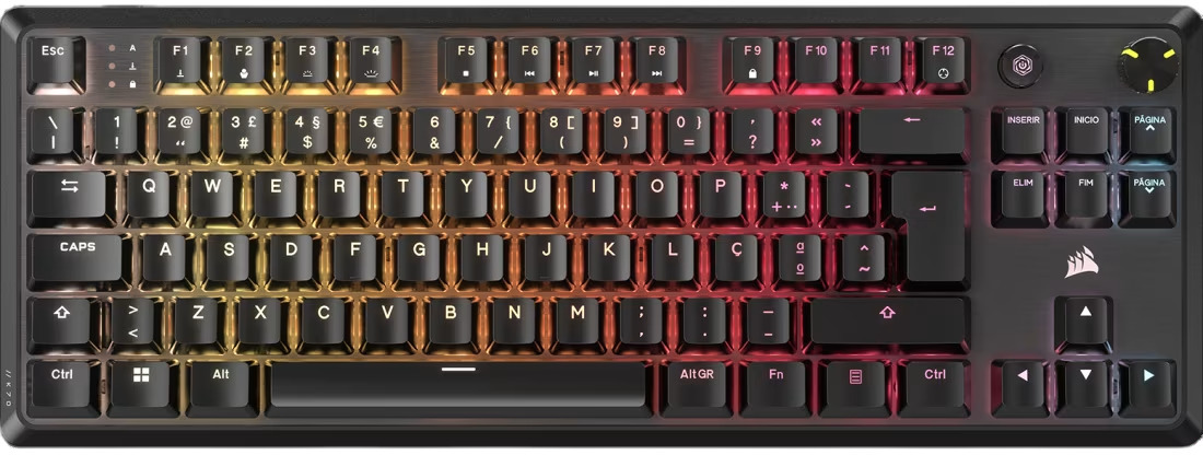 Picture of Picture of Teclado Mecânico Corsair K70 Core TKL RGB Switches MLX Red Preto (PT)