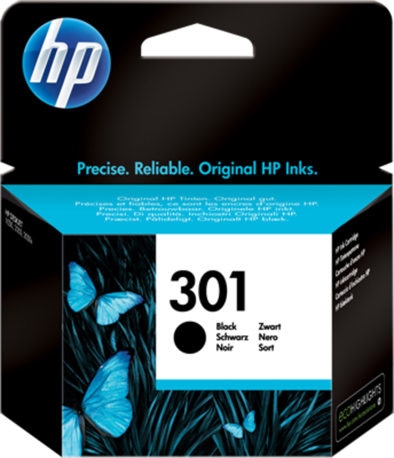 Picture of Picture of Cartucho de Tinta HP 301 Negro