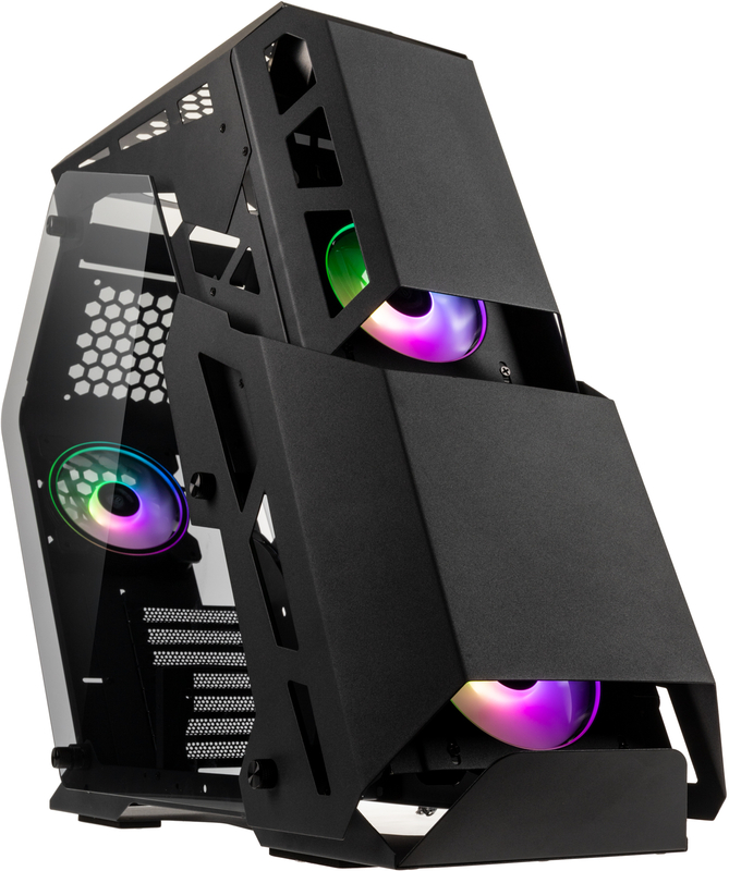 Picture of Picture of Caja E-ATX Showcase Kolink Big Chungus Shredded Edition ARGB Negro