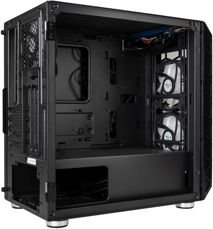 Kolink - Caja Micro-ATX Kolink Citadel Glass SE ARGB Vidrio Templado Negro