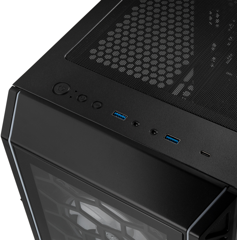 Kolink - Caja Micro-ATX Kolink Citadel Glass SE ARGB Vidrio Templado Negro