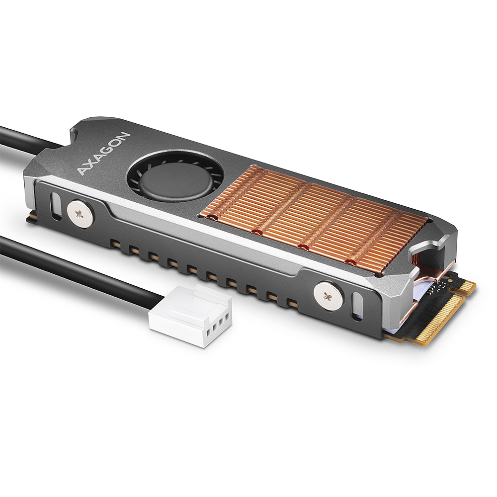 Picture of Picture of Dissipador de Calor AXAGON CLR-M2FAN para M.2 2280 SSD